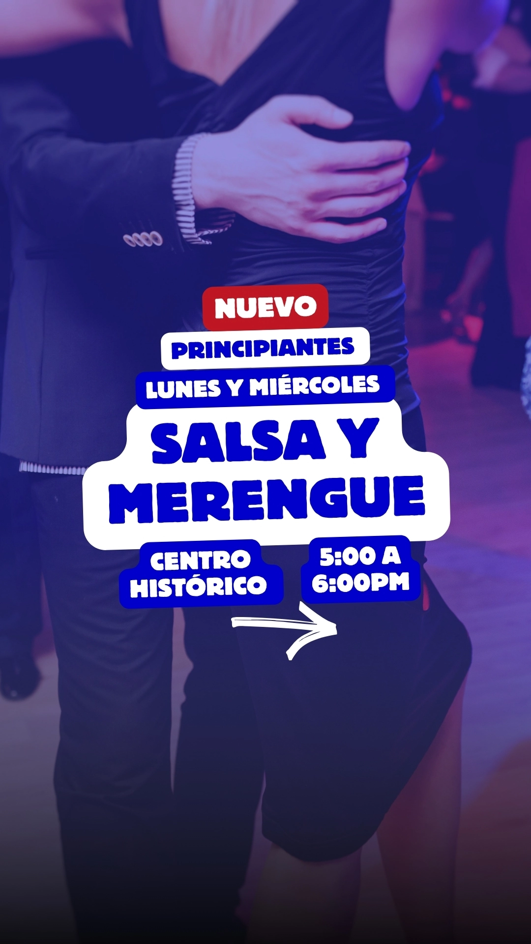 Clase de baile para principiantes salsa y merengue en Bogotá