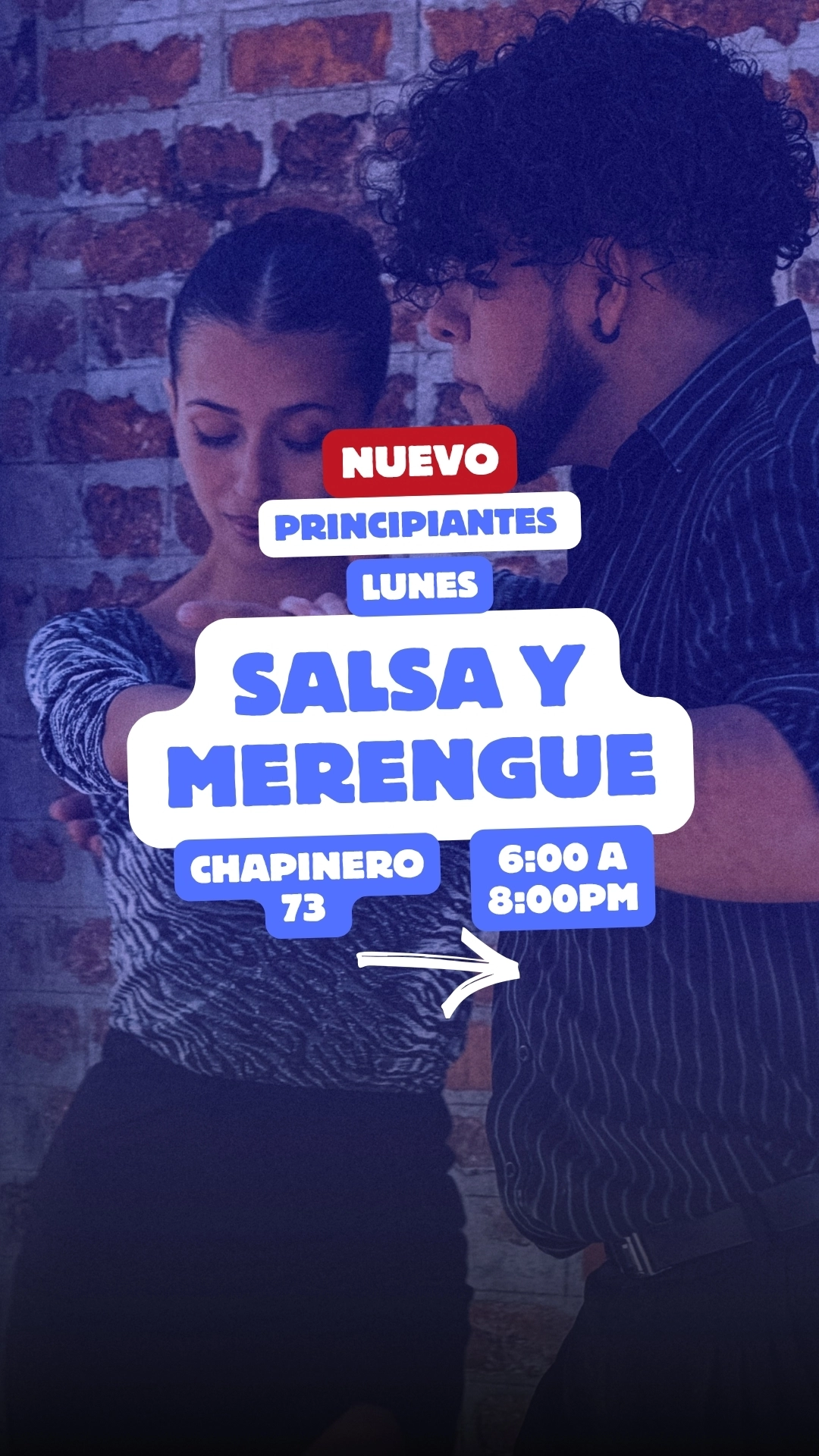 Clases de baile, Salsa y Merengue al norte de Bogotá