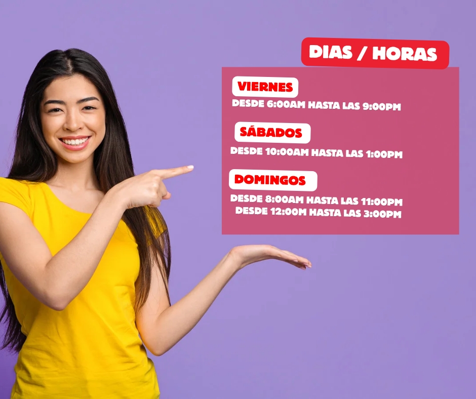 Horarios de clases intensivas